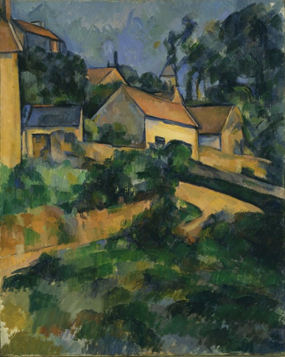 Turning Road at Montgeroult from Paul Cézanne