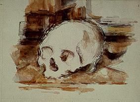 Study of a skull. from Paul Cézanne