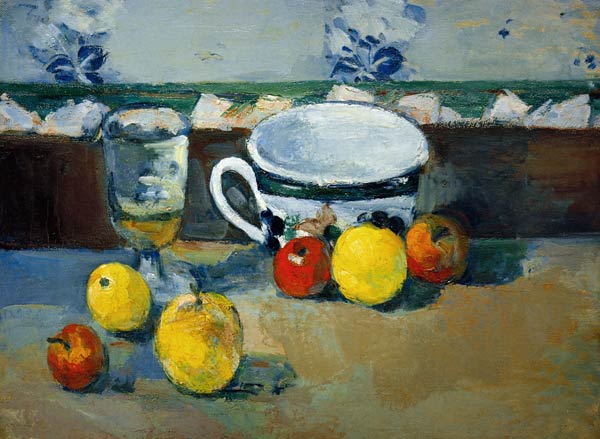 Cup, Glass & Fruit II from Paul Cézanne