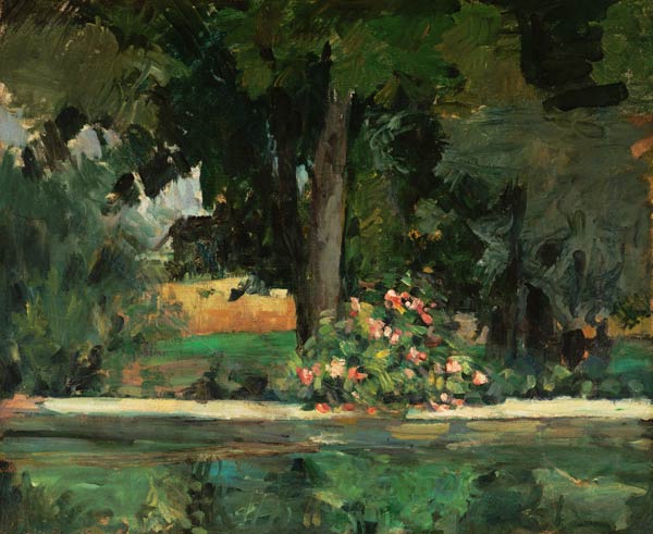 The Lake at Jas de Bouffan from Paul Cézanne