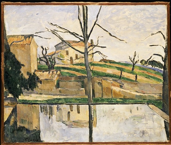 The Pool at Jas de Bouffan, c.1878 from Paul Cézanne