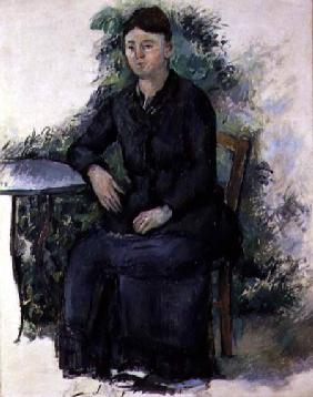 Madame Cezanne in the Garden