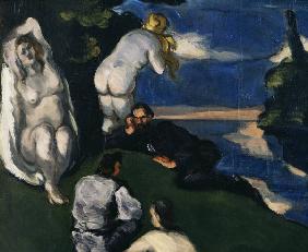 P.Cezanne, / Pastoral / Detail