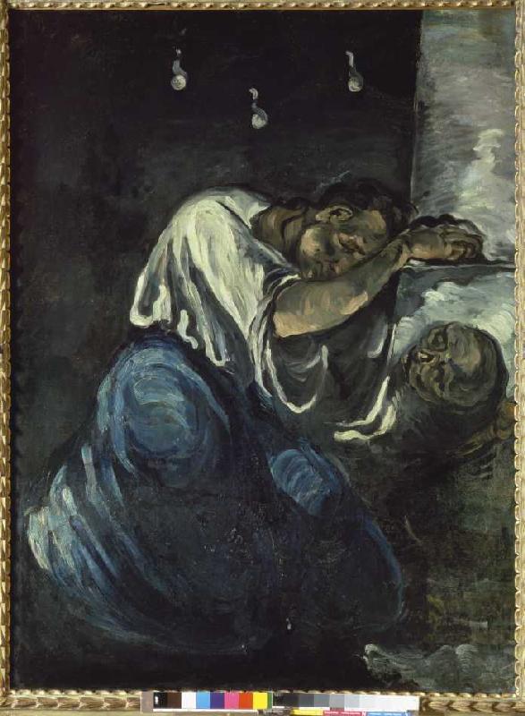 Mourning Magdalena. from Paul Cézanne