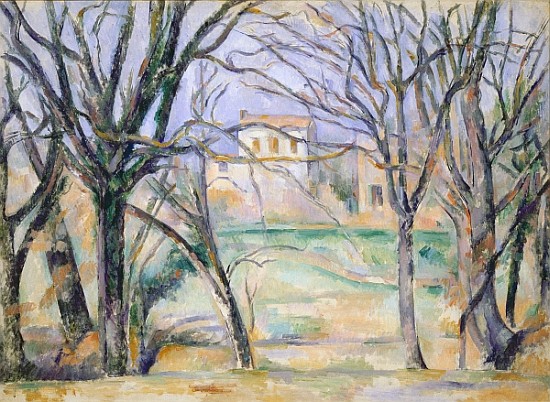 Trees and houses, 1885-86 (see also 287556) from Paul Cézanne