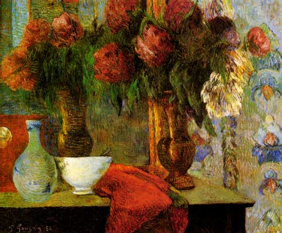 Still life with a white bowl from Paul Gauguin