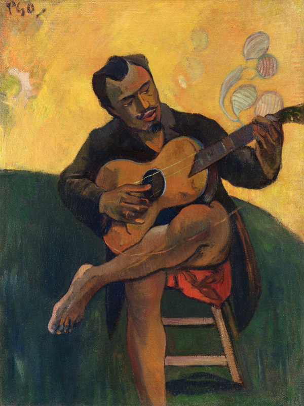 The Guitar Player from Paul Gauguin