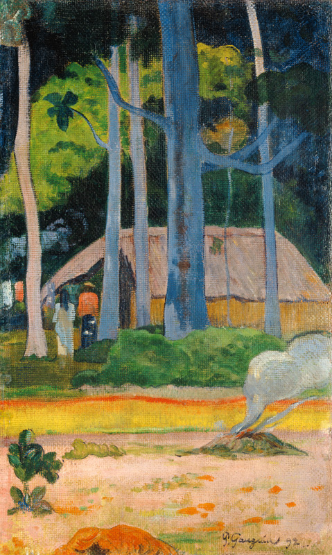 Hut In The Trees from Paul Gauguin