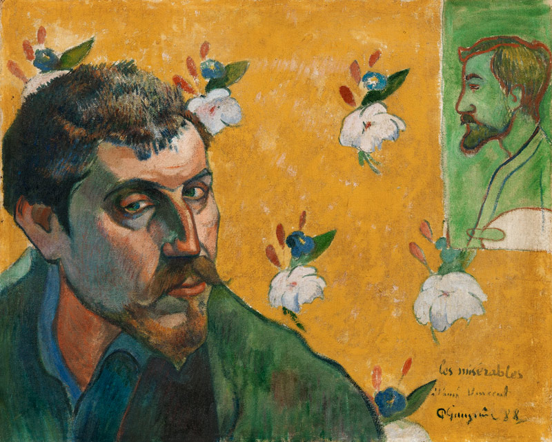 Self-portrait of Le Misérables from Paul Gauguin
