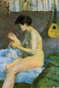 Act study or sewing Suzanne from Paul Gauguin
