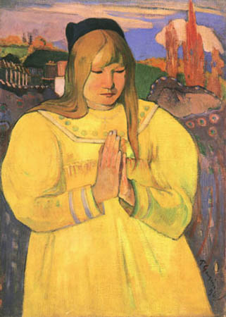 Praying Breton from Paul Gauguin