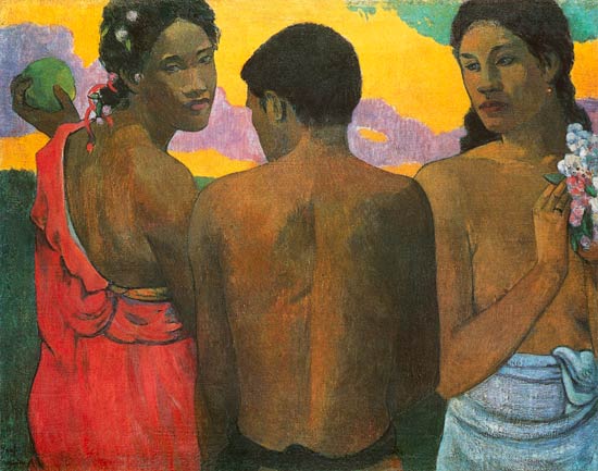 Natives of Tahiti from Paul Gauguin