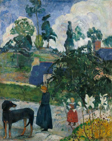 In the lilies from Paul Gauguin