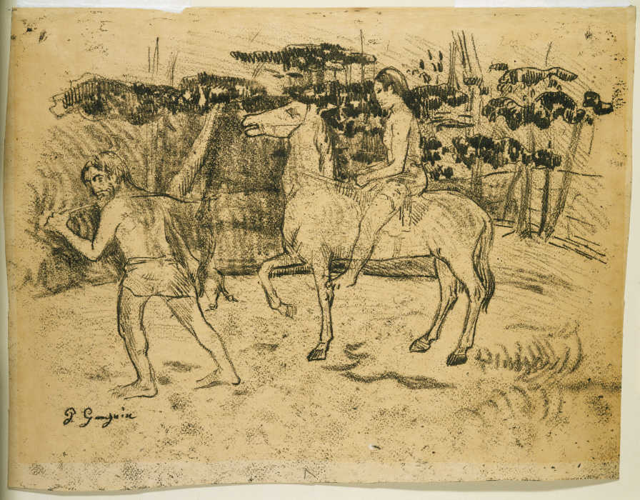 Return from the Hunt from Paul Gauguin