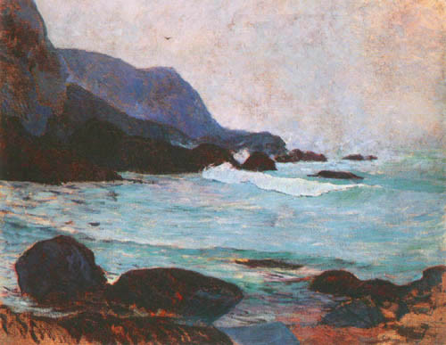 The coast of Bellangenay from Paul Gauguin