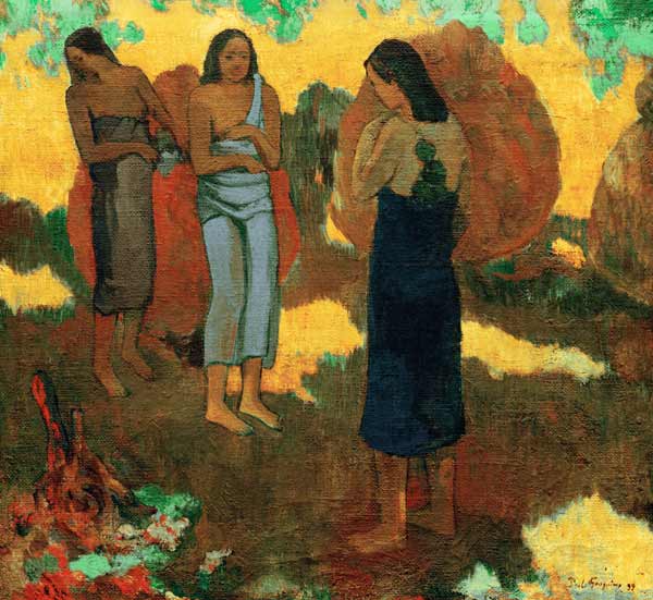 Girl from Tahiti. from Paul Gauguin