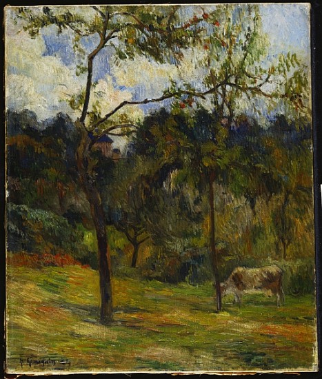 Normandy Landscape: Cow in a Meadow from Paul Gauguin