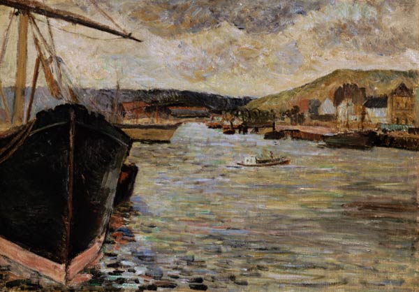 Port at Rouen from Paul Gauguin