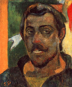Alone portrait from Paul Gauguin