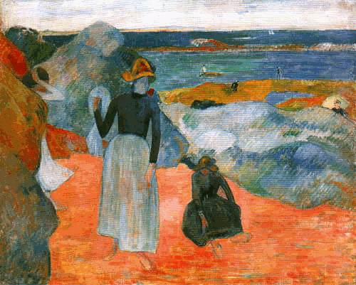 On the beach from Paul Gauguin