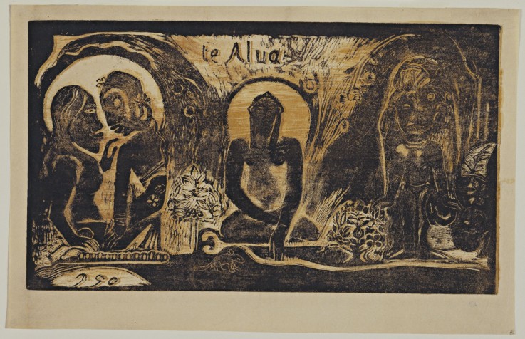 Te Atua (The Gods) From the Series "Noa Noa" from Paul Gauguin