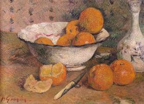 Still life with Oranges, 1881 (oil on canvas)