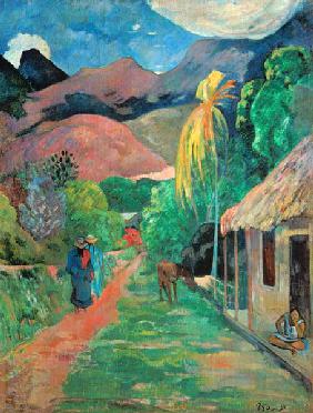 Street in Tahiti 1891