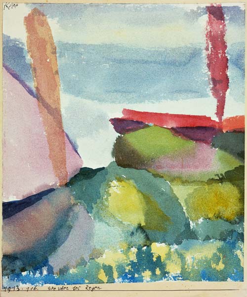 Seeufer bei Regen from Paul Klee