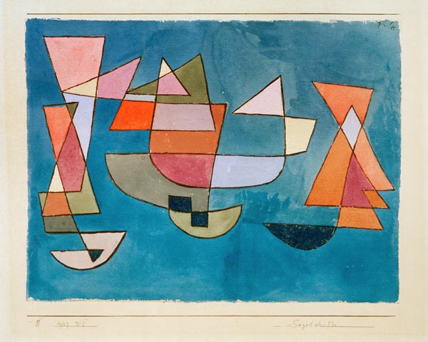 Segelschiffe, 1927, 225. from Paul Klee