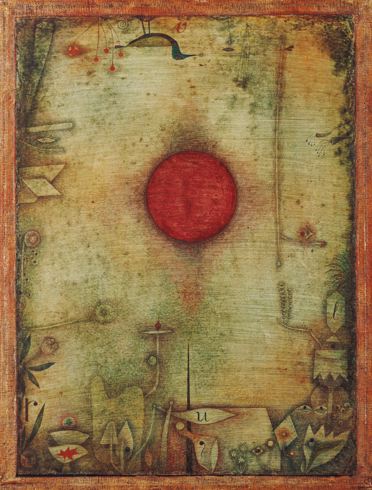 Ad Marginem, 1930 (no 210) (w/c on primed cardboard)  from Paul Klee