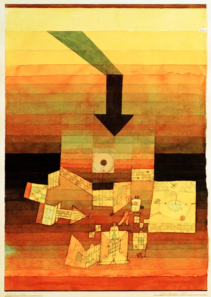 Betroffener Ort, 1922, 109. from Paul Klee