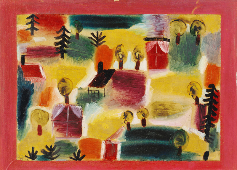 Village landscape. from Paul Klee