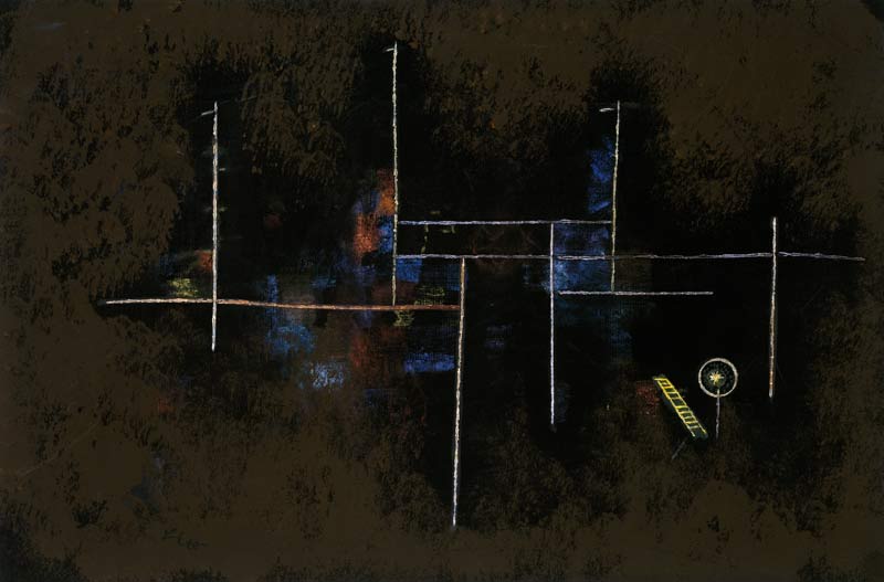 Scaffolding of a new building. Nr1 from Paul Klee