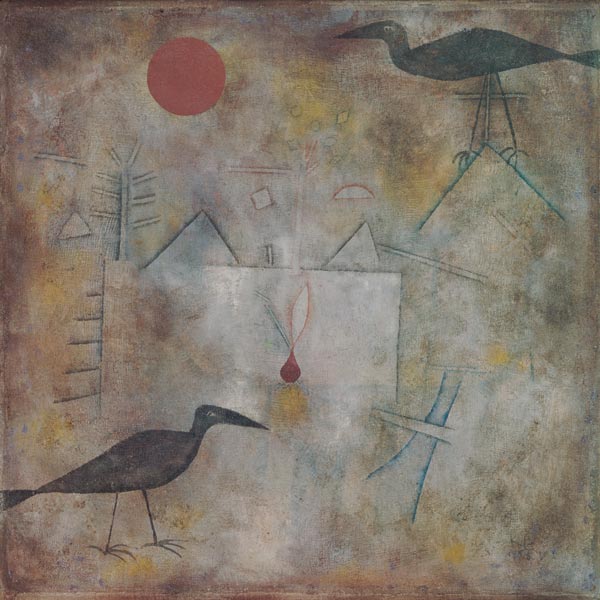 Crow landscape. from Paul Klee