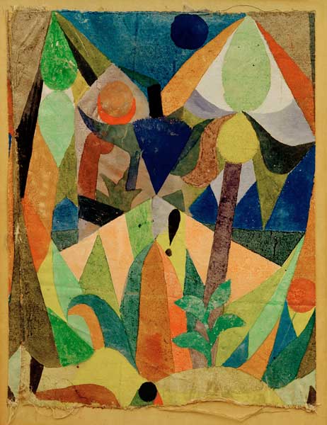 Mildtropische Landschaft, 1918, 151. from Paul Klee