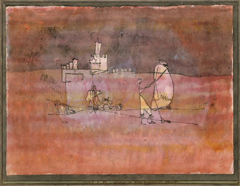 Episode Before an Arab Town from Paul Klee