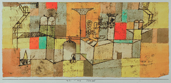 Tempel, 1921.119. from Paul Klee