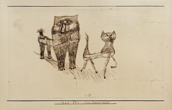 Tierfreundschaft, 1923, 222. from Paul Klee