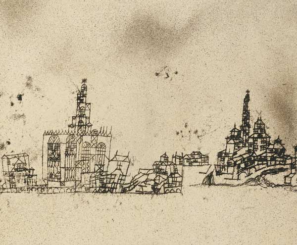 Alte Stadt am Wasser, 1924.169 from Paul Klee
