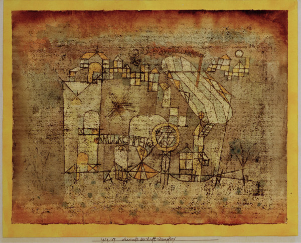 Ankunft des Luft=dampfers, from Paul Klee