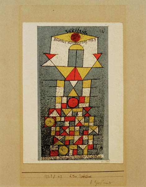 Die erhabene Seite, from Paul Klee