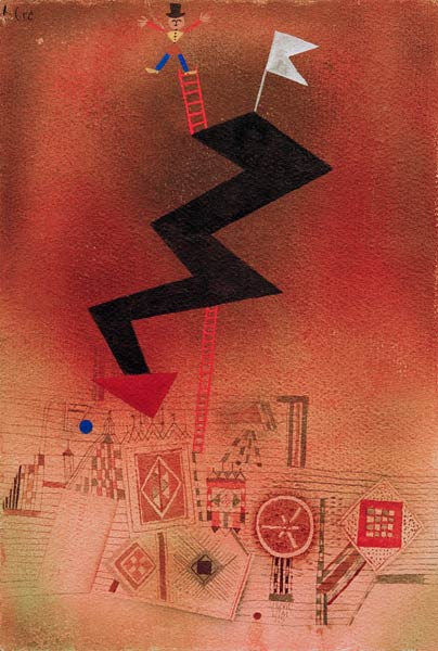 Gebannter Blitz, 1927. from Paul Klee