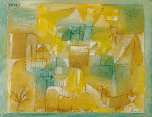 Façade brownly green from Paul Klee