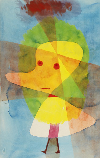 Small garden ghost from Paul Klee