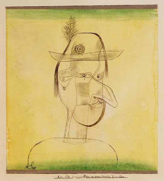 Komische Figur aus einem bayrischen from Paul Klee