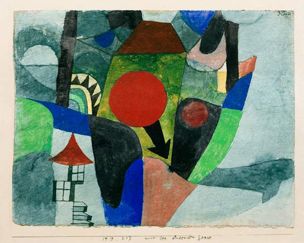 Landschaft mit sinkender Sonne, from Paul Klee