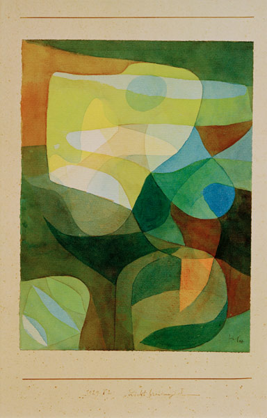 Lichtbreitung I, 1929, 242 (Y 2). from Paul Klee