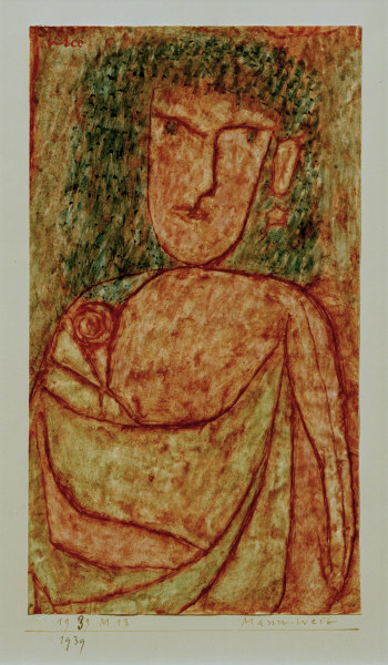 Mann-weib (aus einem verschollenen from Paul Klee