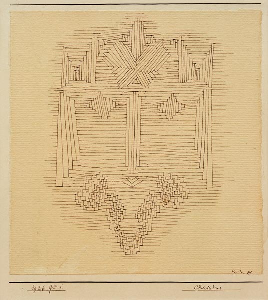 Christus, 1926, 71. from Paul Klee