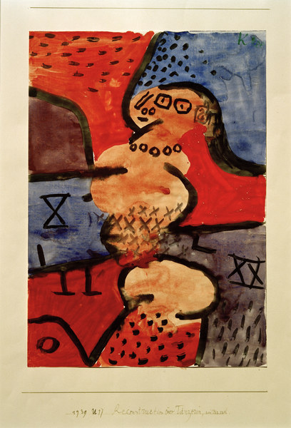 Reconstruction einer Taenzerin, ein from Paul Klee